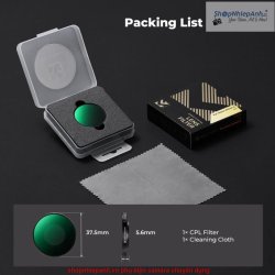 thumbnail Filter K&F concept CPL for Osmo action 6 28-Multi-Layer Coatings ACG Japanese glass (KF12.0038) - 4