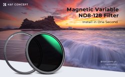 thumbnail Filter K&F concept Nano-X Magnetic variable ND8-ND128 (3-7 stops 82mm Japanese AGC glass nam châm - 6