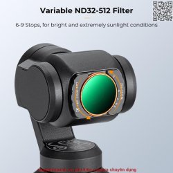 thumbnail Filter K&F concept ND2-32 và ND32-512 for DJI Osmo Pocket 3 Magnetic  Neutral Density Filters 28 Layer HD Optical Glass (sku.2105) - 4