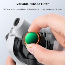 thumbnail Filter K&F concept ND2-ND32 Nano-X for DJI Drone mini 4 Pro AGC Japanese 28 layers Glass (KF01.2499) - 1