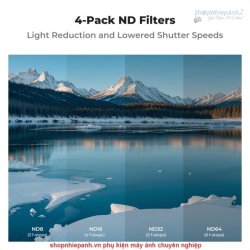 thumbnail Filter K&F concept ND8+ND16+ND32+ND64 for DJI AIR 3S AGC Japanese 28 layers nano HD Glass (sku.2339) - 1