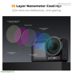 thumbnail Filter K&F concept PL+ND2-32+Black mist 1/4 for Osmo action 4 / 5 pro 28 Multi-Layer Coatings ACG Japanese glass (sku.2360) - 4