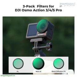 thumbnail Filter K&F concept PL+ND2-32+Black mist 1/4 for Osmo action 4 / 5 pro 28 Multi-Layer Coatings ACG Japanese glass (sku.2360) - 0