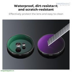 thumbnail Filter K&F concept PL+ND8+ND16+ND32  for Osmo action 3 4 5 pro AGC Japanese 28 layers nano HD Glass(sku.2337V1) - 3