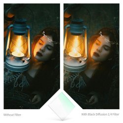 thumbnail Filter K&F concept PRO Black Mist Diffusion 1/4 size 100x100 4x4in (KF01.1807) - 5