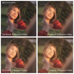 thumbnail Filter K&F concept PRO Black Mist Diffusion 1/8 size 100x100 4x4in (KF01.1843) - 1