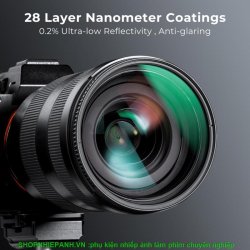 thumbnail Filter K&F concept TRUE COLOR CPL MRC Nano-X 52MM chống nước chống trầy AGC Japanese glass - 2