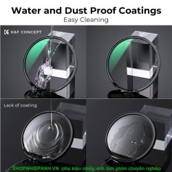 thumbnail Filter K&F concept TRUE COLOR CPL MRC Nano-X 55MM chống nước chống trầy AGC Japanese glass - 4