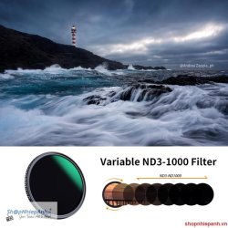 thumbnail Filter K&F concept Nano-D Variable ND3-ND1000 77MM (1.5-10 Stops) 24 Multi-Layer Coatings Japanese AGC Glass - 0