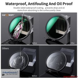 thumbnail Filter K&F concept Nano-D Variable ND3-ND1000 82MM (1.5-10 Stops) 24 Multi-Layer Coatings Japanese AGC Glass - 3