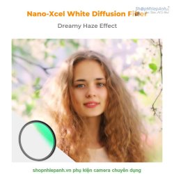 thumbnail Filter K&F concept  White Pro Mist 1/4 Cinematic Dreamy Soft Nano-X MRC 28 Multi-Layer Coatings (White Diffusion) 82mm - 0