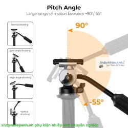 thumbnail Fluid head K&F concept FH-02 (pan head) - 1