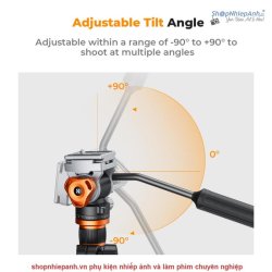 thumbnail Fluid head K&F concept FH-03 (pan head) - 1