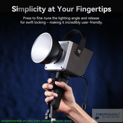 thumbnail Giá đỡ treo đèn cầm tay Ulanzi LA03 Universal Light Stand Adapter with Pistol Handle Grip - 0