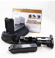 thumbnail Grip  Meike for Canon  5DS 5DSR 5D3 with remote bluetooth timer 2.4 Ghz - 0