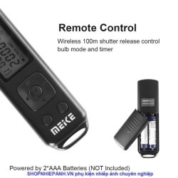 thumbnail Grip Meike MK-A6600 Pro for Sony A6600 wireless remote timer timelapse - 2