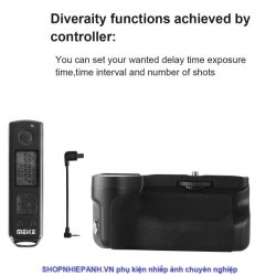 thumbnail Grip Meike MK-A6600 Pro for Sony A6600 wireless remote timer timelapse - 1
