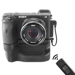 thumbnail Grip Meike MK-A6600 Pro for Sony A6600 wireless remote timer timelapse - 5