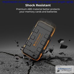 thumbnail Hộp đựng pin và thẻ SD/Micro SD K&F concept chống shock chống thấm KF31.079 - 2