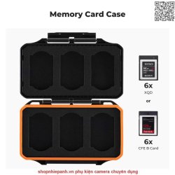 thumbnail Hộp đựng thẻ 6 XQD và 6 CF express type B chống shock chống nước K&F concept  KF31.108 - 0