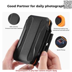 thumbnail Hộp đựng thẻ 6 XQD và 6 CF express type B chống shock chống nước K&F concept  KF31.108 - 1