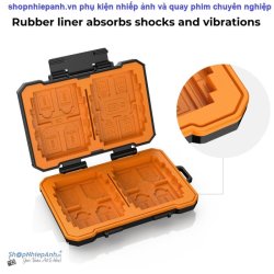 thumbnail Hộp đựng thẻ CF/XQD/SD/Micro SD chống shock chống thấm K&F concept  KF31.080 - 4