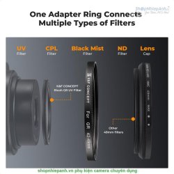 thumbnail K&F concept Adapter Ring 42-49mm Ricoh Lens GR3 GR3x GRIII GRIIIx (sku.2328) - 1