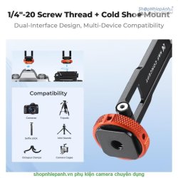 thumbnail Kẹp điện thoại nam châm K&F concept MS-61 xoay đa góc tương thích Magsafe (KF31.196) - 2