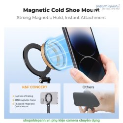 thumbnail Kẹp điện thoại nam châm K&F concept MS-61 xoay đa góc tương thích Magsafe (KF31.196) - 0