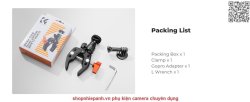 thumbnail Kẹp đa năng K&F concept K&F Concept K&F Concept Super Clamp Mount with 1/4 (KF31.097) - 14