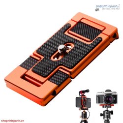 thumbnail Kẹp điện thoại đa năng 2in1 K&F concept Magic Plate đế tripod arca swiss và smartphone (KF31.027) - 5