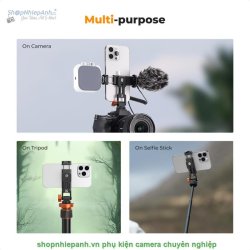 thumbnail Kẹp điện thoại smartphone K&F concept full metal xoay 360 độ MS-18 KF31.094 - 4