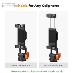 thumbnail Kẹp điện thoại smartphone K&F concept full metal xoay 360 độ MS-18 KF31.094 - 0