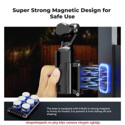 thumbnail Kẹp nam châm cho DJI Osmo pocket 3 hiệu K&F concept (KF31.143) - 1