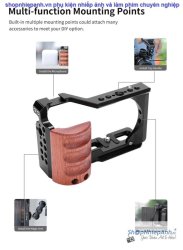 thumbnail Khung Cage Kingma E10-RC for SONY ZV-E10 mẫu mới 2024 - 9