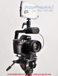 thumbnail Khung chữ C tích hợp mic thu âm Sevenoak MicRig Stereo - 3