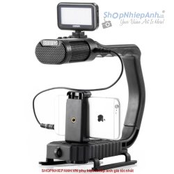 thumbnail Khung chữ C tích hợp mic thu âm Sevenoak MicRig Stereo - 2