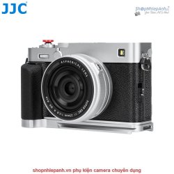 thumbnail Khung thép L bracket for fujifilm X-E5 hiệu JJC HG-XE5 Silver - 6
