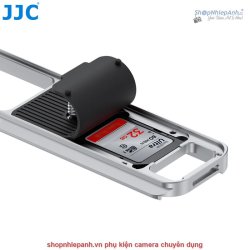 thumbnail Khung thép L bracket for fujifilm X-E5 hiệu JJC HG-XE5 Silver - 3