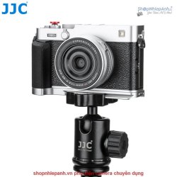 thumbnail Khung thép L bracket for fujifilm X-E5 hiệu JJC HG-XE5 Silver - 7