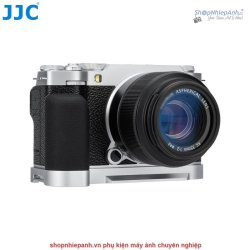 thumbnail Khung thép L bracket for fujifilm X-M5 hiệu JJC HG-XM5 silver - 4