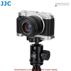 thumbnail Khung thép L bracket for fujifilm X-M5 hiệu JJC HG-XM5 silver - 7