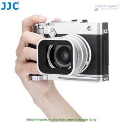 thumbnail Khung thép L bracket hand grip JJC HG-GFX100RF SILVER for Fujifilm GFX100RF - 12