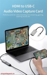 thumbnail KingMa HDMI to USB-C 3.0 Video Capture Card 4K - 7