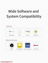 thumbnail KingMa HDMI to USB-C 3.0 Video Capture Card 4K - 8