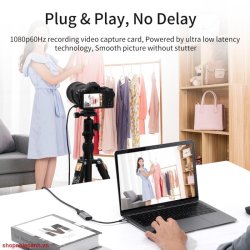 thumbnail KingMa HDMI to USB-C 3.0 Video Capture Card 4K - 1