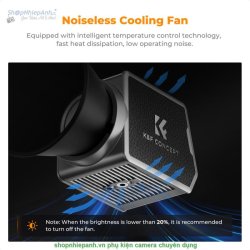 thumbnail Led K&F concept  PL-60B 60W COB 4500mAh Type-C PD Fast Charging 12 Light Effects 2700K-6500K - 3