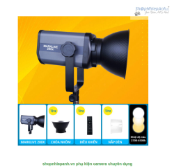 thumbnail Led MARKPRO 200X 200W 2700K-6500K chuyên dụng livestream đa năng (Markpro) - 1