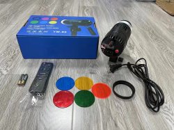 thumbnail LED chiếu điểm spot light YM-80 zoom led bicolor  3200K-6500K (đèn giả nắng) - 1