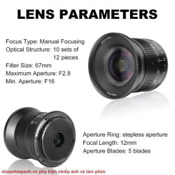 thumbnail Lens 7ARTISANS 12mm F2.8 mark II ultra wide for Sony E mount - 3